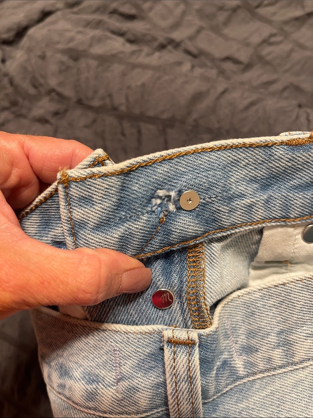Madewell The Essex long Baggy Denim Shorts - Picture 10 of 10